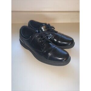 Men's NUNN BUSH KORE Blk Leather Non Slip Dress Shoe 12M